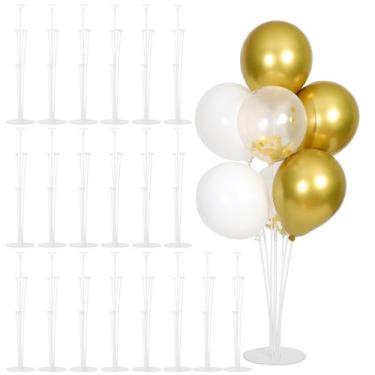 Imagem de Kit de suporte para balões HPLYEL, 20 conjuntos com base para aniversá