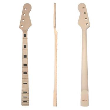 Imagem de Braço baixo 4 cordas JB maple INLAY 70s sem Pintura MXP