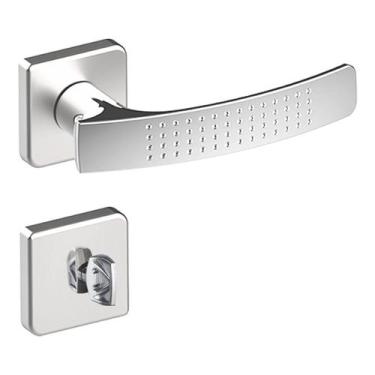 Imagem de Fechadura F-2600 Roseta para Banheiro Cr Dots - Aliança Metalúrgica