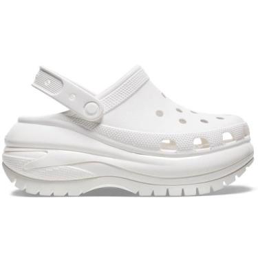 Imagem de Sandália crocs classic mega crush clog white, White, 40