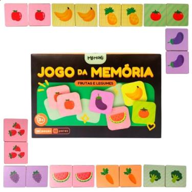 Imagem de JOGO DA MEMÓRIA FRUTAS E LEGUMES