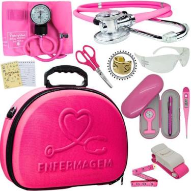 Imagem de Kit Fisioterapia Maleta Goniometro Martelo Buck Completo - Love Saude,