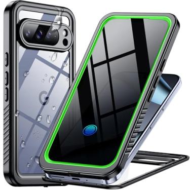 Imagem de Temdan Capa à prova d'água para Google Pixel 10 Pro XL, lente integrada e protetor de tela [corpo inteiro à prova de choque] [militar à prova de queda][à prova de poeira] [IP68 debaixo d'água] para