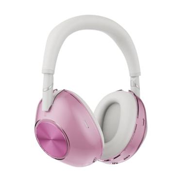 Imagem de Capa para fone de ouvido Sony WH-1000XM6, capa protetora de TPU transparente compatível com Sony WH-1000XM6, capa ultrafina à prova de quedas e à prova de choque (rosa claro)