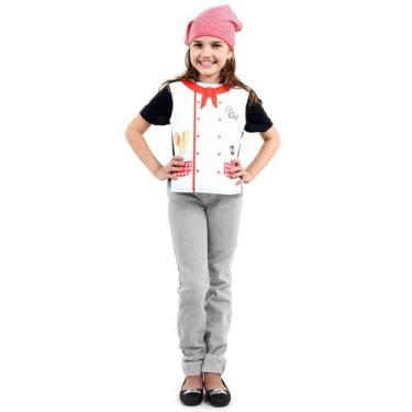 Imagem de Kit Peitoral Chef de Cozinha Infantil - Profissões - Sulamericana, Uni