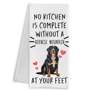 Imagem de Qpenm Toalhas de cozinha engraçadas Bernese Mountain Dog, Bernese Mountain, presentes de prato, toalhas de chá, amantes de cães, mãe, pai, dono, presentes, toalha de mão decorativa para cozinha, 40 x