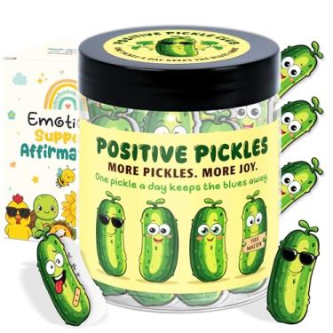 Imagem de Presentes inspiradores para mulheres – Cartões positivos de incentivo para mães e adolescentes, aniversário, formatura, presente de animação – Presentes de pickles – Pote de apoio emocional com 60