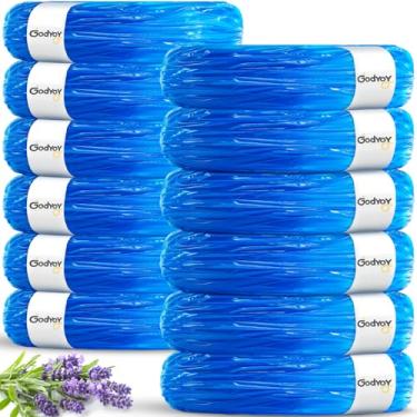 Imagem de Godyoy 12 sacos de recarga de areia para gatos compatíveis com Litter Genie XL+/XL/Plus/Padrão/Estilo/Desgin, Extra10% Comprimento 27 Meses Tempo de Uso, Super Controle de Odores, Perfume de Plantas