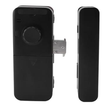 Imagem de Yosoo Impressão Digital, Senha, Cartão Desbloquear o Bloqueio de Impressão Digital da Porta de Vidro Com Alarme de Voz, Função de Atendimento, Design de Senha Virtual