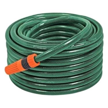 Imagem de Mangueira de Jardim Trançada Resistente e Flexível Completo 30 METROS - BARIFLEX
