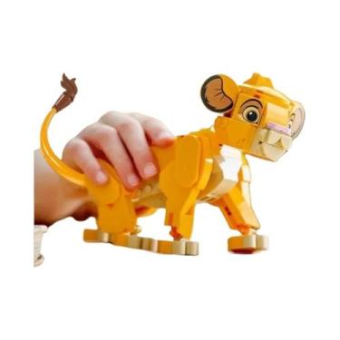 Imagem de Conjunto De Blocos De Montar Do Rei Leão Simba Da Disney Para Crianças