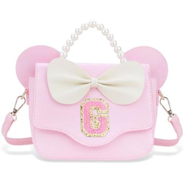 Imagem de Luchike Presentes de aniversário para meninas – Bolsa tiracolo infantil para princesas, presentes de Natal, Rosa - P