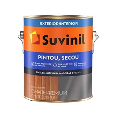 Imagem de Esmalte Sintetico Solv Brilhante 3,6l Branco Pintou Secou Suvinil