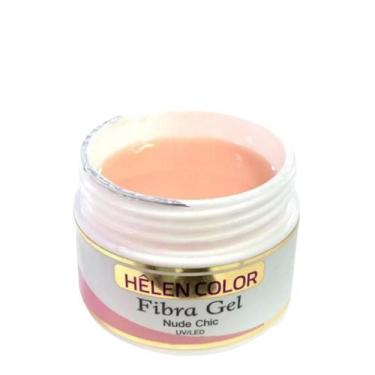 Imagem de Fiber Gel Helen Color Fiber Original Led Uv Nude Chic 20G - Alex Impor
