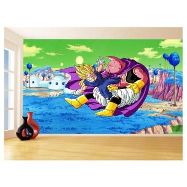 Imagem de Papel De Parede Dragon Ball Goku Vegeta Anime 3,5M Dbz425 - Você Decor
