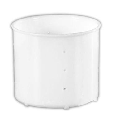 Imagem de Conjunto de Formas para Queijo Minas e Ricota, Polietileno Branco, Múltiplos Tamanhos (1kg, 500g, 250g), Fabricação Artesanal, com Furos para Drenagem, Higiênico e Durável (250G)