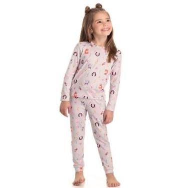 Imagem de Pijama Infantil Menina Modal Bichinhos Bege Dadomile-Feminino