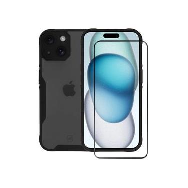Imagem de Kit Capa Dual Shock Sense e Pelicula Ultra Glass para iPhone 15 - Gshield