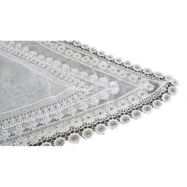 Imagem de 2X Véu Ccb Renda Renda Redondo Ou Quadrado