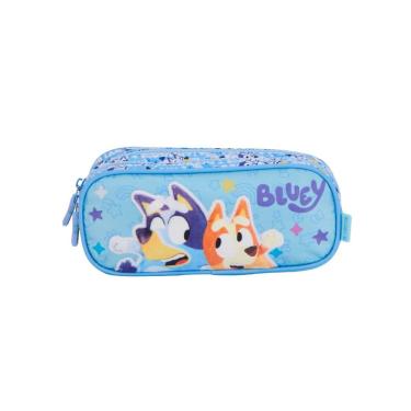 Imagem de Estojo Escolar Duplo Bluey e Bingo Infantil Youtuber Passeio