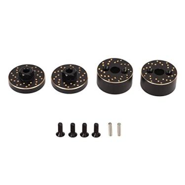 Imagem de SIWOTED RC eixo dianteiro traseiro contrapeso latão de alta resistência peças de atualização de carro RC para carros 1/18 RC preto dourado