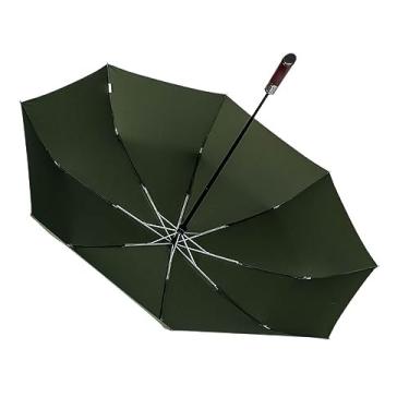 Imagem de Guarda-chuva automático masculino grande dobrável guarda-chuva à prova de vento