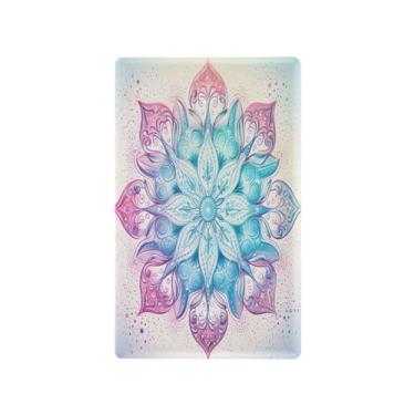 Imagem de Wassud Placa de cobertura para interruptor de luz, 1 capa de tomada em branco, placa de parede, mandala, decoração de casa, sala de estar, quarto, decoração