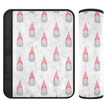 Imagem de Burbuja Capa para cinto de segurança de carro Gnomos Protetor de cinto de segurança de carro macio confortável para alça de ombro de assento, 1 par médio