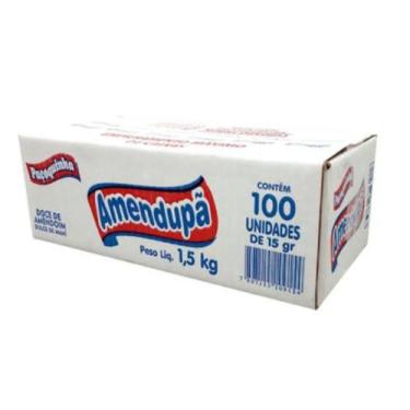 Imagem de Paçoquinha Paçoca Amendupa 100 Unidades de 15g - Amendupã