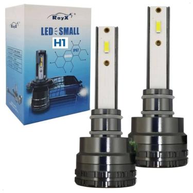 Imagem de Par Lâmpada Ultra Led Small H1 H3 H4 H7 H11 H27 Hb3 Hb4 6000k 12/24v 45w 8400 Lumens Ray-x