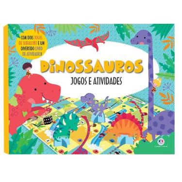 Imagem de Livro - Dinossauros - Jogos e atividades