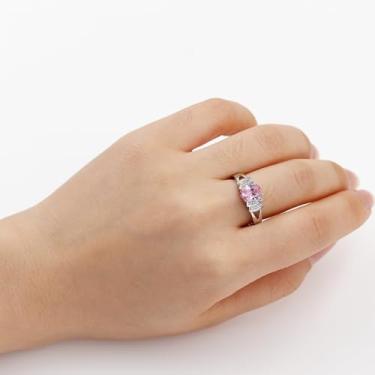 Imagem de Anéis de pedra preciosa moderna para mulheres, anel oval de zircônia cúbica, joia elegante de brilho diário, aliança de noivado, presente de festa da moda YC6580, Latão, Sem pedra preciosa