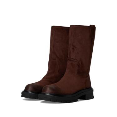 Imagem de Madden Girl Bota feminina Roost cano médio, Tecido chocolate, 34
