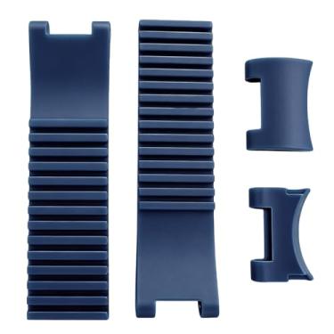 Imagem de HiCycle2 Pulseira de borracha de silicone para mergulhador Ulysse Nardin Marine Watch 22 mm, Azul, 22mm, Clássico