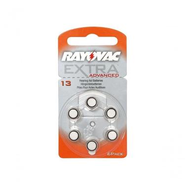 Imagem de Pilha Auditiva Rayovac T13 C- 6 Unid.