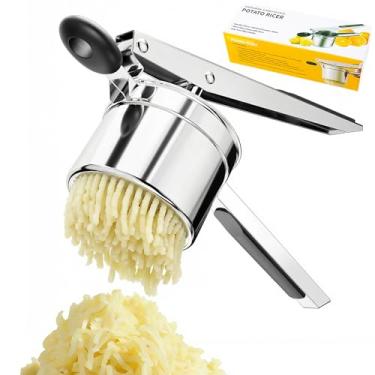 Imagem de KAYCROWN Espremedor De Batatas, Amassador E Aço Inoxidável Para Purê Ferramenta Limão