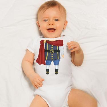 Imagem de Body Manga Curta Techmalhas Estampa Cavaleiro Rei-Unissex