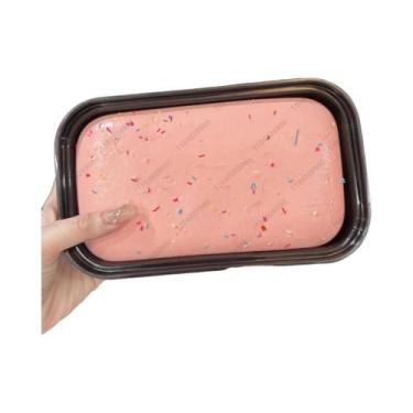 Imagem de Brinquedo Squishy De Sorvete De Manteiga, Caixa Adesiva, Fidget De Cre