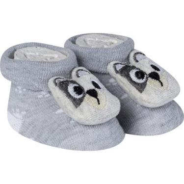 Imagem de Meia Bebê Pantufa Divertida Recém Nascido Menino Algodão Confortável M