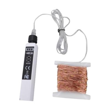 Imagem de Asixxsix Luzes de Fadas LED, Luzes de Corda Operadas por Bateria Recarregável USB Com Controle Remoto, 8 Modos e Função de Memória para Potes de Pedreiro de Casamento, Decorações de