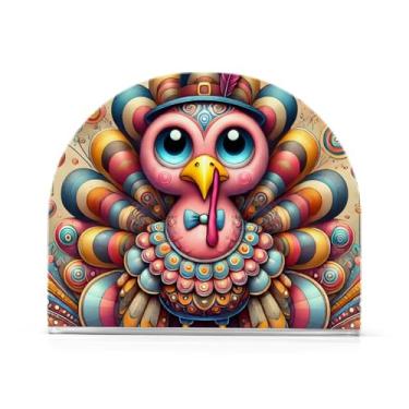 Imagem de Porta-guardanapos bege vintage Turquia Art para mesa de cozinha, pacote com 2, porta-guardanapos de piquenique, suporte de guardanapos de papel