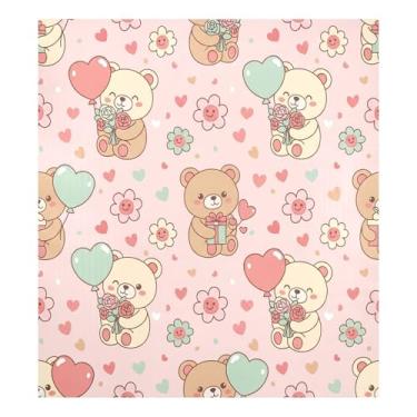 Imagem de Blueangle Capa de ímã de máquina de lavar louça ursos de pelúcia Dia dos Namorados, decoração da capa frontal da máquina de lavar louça, adesivos de eletrodomésticos, adesivos de eletrodomésticos, 58