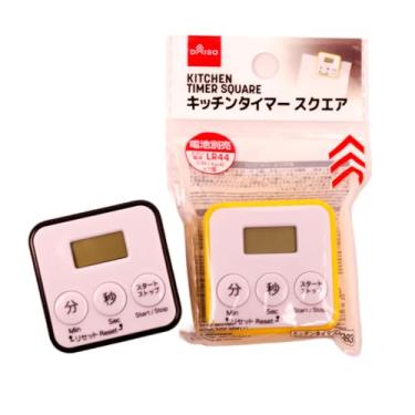 Imagem de Cronômetro de Cozinha Compacto com Alarme Sonoro e Múltiplas Formas de Uso