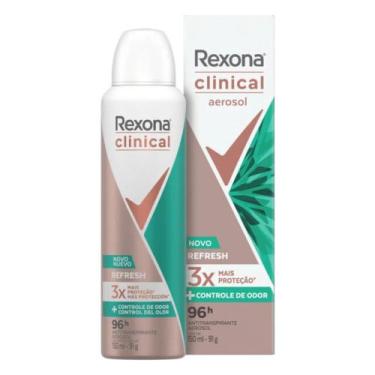 Imagem de Desodorante Aerosol Antitranspirante Rexona - Clinical Refresh 96 Hora