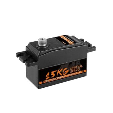 Imagem de DS-H015 15KG Servo de corpo curto 180/300 graus engrenagem de metal padrão digital motor de baixo perfil 1 peça (1 peça 180 graus)