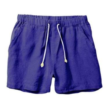 Imagem de Short de Linho Premium Bermuda Masculina Moda Praia Luxo-Masculino