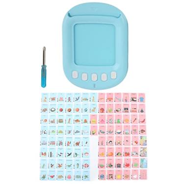 Imagem de Cartão Máquina de Educação Infantil Brinquedo de Aprendizagem Bilíngue Operação Simples Design de Canto Arredondado Efeitos Sonoros Fácil Identificação para Crianças Crianças