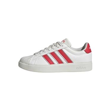 Imagem de adidas Tênis feminino Streetalk, Branco/semi lúcido vermelho/prata metálico, 36