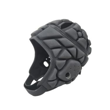 Imagem de Pegciuho Capacete de Futebol Americano com Estampa de Bandeira, Protetor de Cabeça Multifuncional para Skate, Hóquei, Futebol E Uso Infantil, M