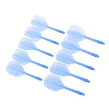 Imagem de KIMISS Conjunto de Voo e Eixo de Dardo Integrado de 10 Unidades - Design de Uma Peça para Maior Velocidade e Precisão, Reduz a Resistência do Ar e Melhora o Desempenho Em Jogos de Dardo (#1)